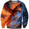 Fire Phoenix 3D All Over Printing Shirts-Apparel-Phaethon-Sweatshirt-S-Vibe Cosy™