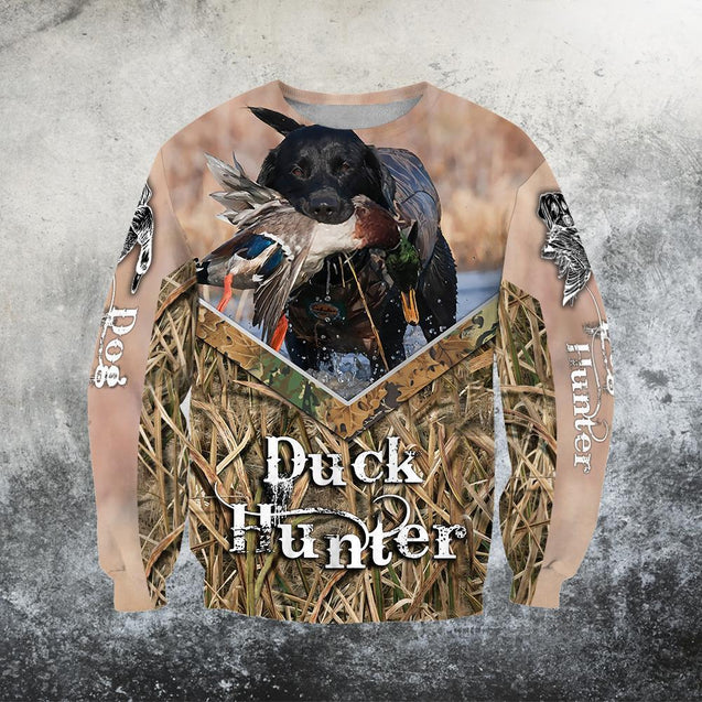 Mallard Duck Hunting 3D All Over Printed Shirts for Men and Women JJ20111-Apparel-TT-Sweatshirts-S-Vibe Cosy™