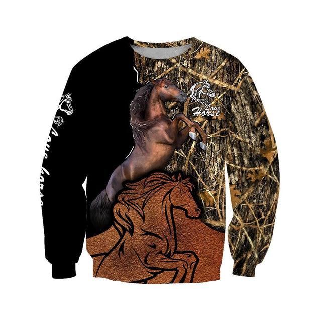 Beautiful Horse Shirt Muddy Design - Winter Set for Men and Women JJ111201-Apparel-NNK-Hoodie-S-Vibe Cosy™