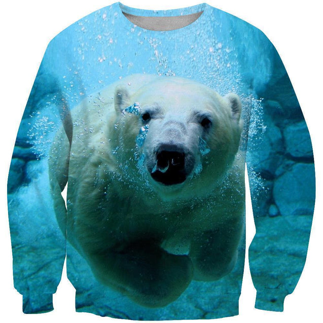 3D AOP Polar Bears Shirt-Apparel-Phaethon-Sweatshirt-S-Vibe Cosy™