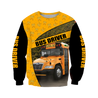 Blue Bird Bus Driver 3D Hoodie JJ200401-Apparel-MP-sweatshirt-S-Vibe Cosy™