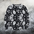 Candy Skull Hoodie-Apparel-GP Art-Sweat Shirt-S-Vibe Cosy™