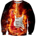 3D All Over Print Fire Guitar Shirts HG-Apparel-HG-Sweatshirt-S-Vibe Cosy™