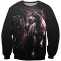3D All Over Print Horse Light 2 Shirts-Apparel-NNK-Sweatshirt-S-Vibe Cosy™
