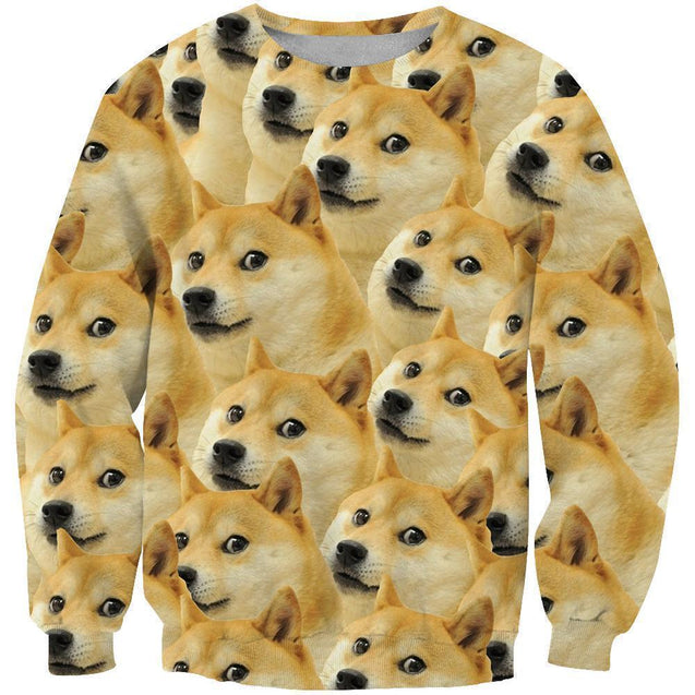 3D All Over Printing El Dog Shirts-Apparel-Phaethon-Sweatshirt-S-Vibe Cosy™