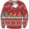 3D All Over Print Red Horse Shirts-Apparel-Phaethon-Sweatshirt-S-Vibe Cosy™