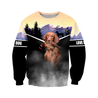 Pheasant Vizsla Hunting 3D All Over Printed Shirts For Men And Women JJ110203-Apparel-MP-Sweatshirts-S-Vibe Cosy™