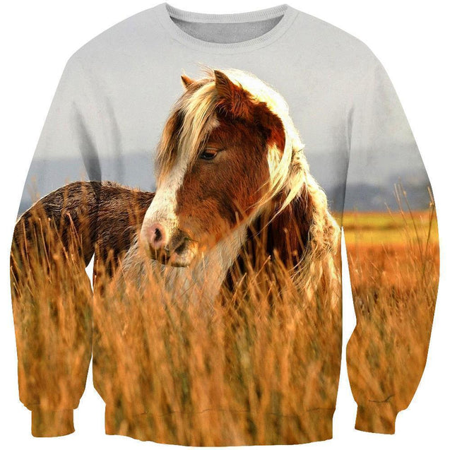 3D All Over Printing Horse Darraweit Guim Shirts-Apparel-Phaethon-Sweatshirt-S-Vibe Cosy™