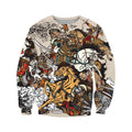 3D All Over Print Mongol Warrior Hoodie-Apparel-Khanh Arts-Sweat Shirt-S-Vibe Cosy™