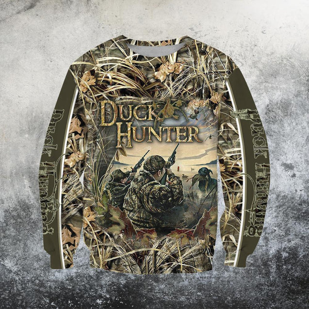 3D All Over Printed Duck Hunter Hoodie-Apparel-HP Arts-Sweat Shirt-S-Vibe Cosy™