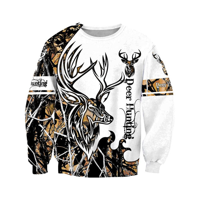 DEER HUNTING OUTSHINE CAMO 3D ALL OVER PRINTED SHIRTS FOR MEN AND WOMEN JJ051205 PL-Apparel-PL8386-sweatshirt-S-Vibe Cosy™