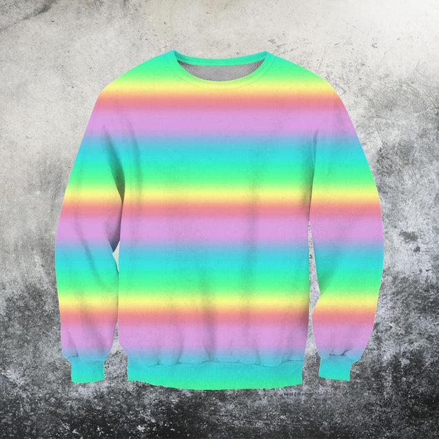 Rainbow Pastel Hoodie-Apparel-GP Art-Sweat Shirt-S-Vibe Cosy™