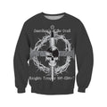 3D All Over Printed Templar Skull-Apparel-HP Arts-Sweatshirt-S-Vibe Cosy™