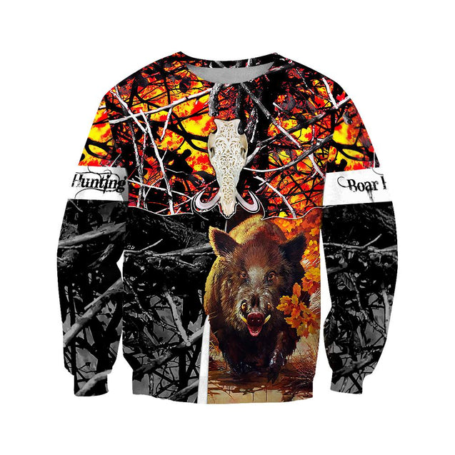 BOAR HUNTING CAMO 3D ALL OVER PRINTED SHIRTS FOR MEN AND WOMEN JJ221201 PL-Apparel-PL8386-sweatshirt-S-Vibe Cosy™