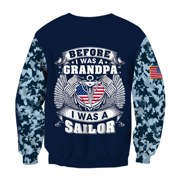 All Over Printed Navy Veteran Hoodie TR2808203-MEI