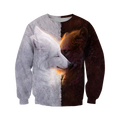 Wolf 3D All Over Printed Shirts For Men and Women JJ280402-Apparel-TT-Sweatshirts-S-Vibe Cosy™
