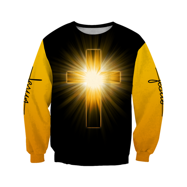 Easter God Jesus One Nation Under God 3D All Over Printed Shirt Hoodie JJ020402-Apparel-MP-Sweatshirt-S-Vibe Cosy™