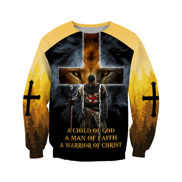 Knight God Jesus 3D All Over Printed Shirt Hoodie For Men And Women JJ240301 - Amaze Style™-Apparel