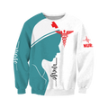Beautiful Nurse 3D All Over Printed Shirts For Men and Women JJ130401-Apparel-TT-Sweatshirts-S-Vibe Cosy™