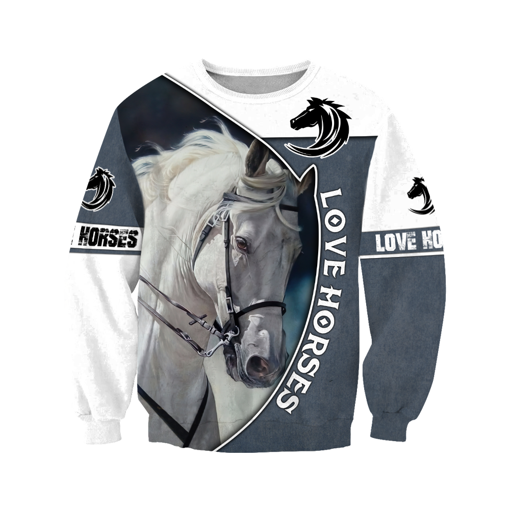 Love Horse 3D All Over Printed Shirts JJ240406-Apparel-TA-Sweatshirts-S-Vibe Cosy™