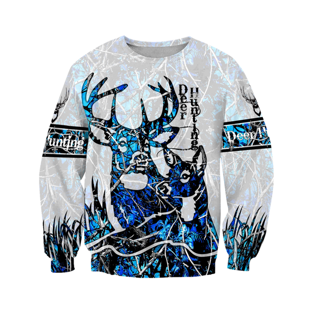 3D All Over Print Deer Hunting Hoodie TN070801