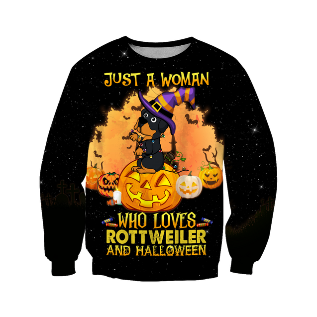 Happy halloween rottweiler hoodie shirt for men and women JJW11092003