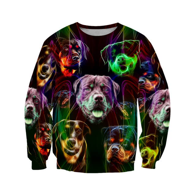 Rottweiler colorful 3D hoodie shirt for men and women JJW18092002S