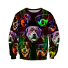 Rottweiler colorful 3D hoodie shirt for men and women JJW18092002S