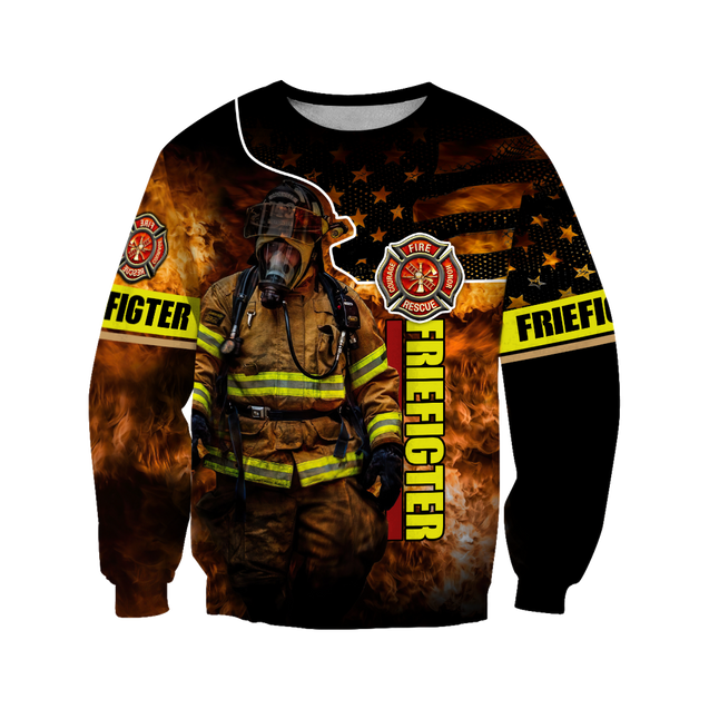 Brave Firefighter-Fireman 3D All Over Printed Shirts For Men and Women TA0822202