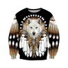 Native American Wolf 3D All Over Printed Shirts MP18052002-Apparel-MP-Sweatshirt-S-Vibe Cosy™