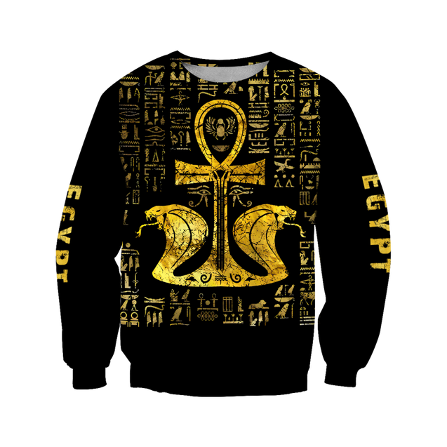 3D All Over Printed Ankh Ancient Egypt Hoodie Clothes MP08082002