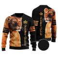 October Lion Queen 3D All Over Printed Shirt for Women