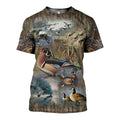 3D All Over Printed Hunting Duck Shirts-Apparel-HP Arts-T-Shirt-S-Vibe Cosy™