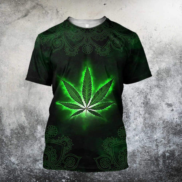 Hippie Green 3D All Over Printed Hoodie Shirt Limited by SUN AM310302-Apparel-SUN-T-Shirt-S-Vibe Cosy™