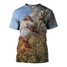 3D All Over Printed Pheasant Hunting Art Shirts-Apparel-HP Arts-T-Shirt-S-Vibe Cosy™