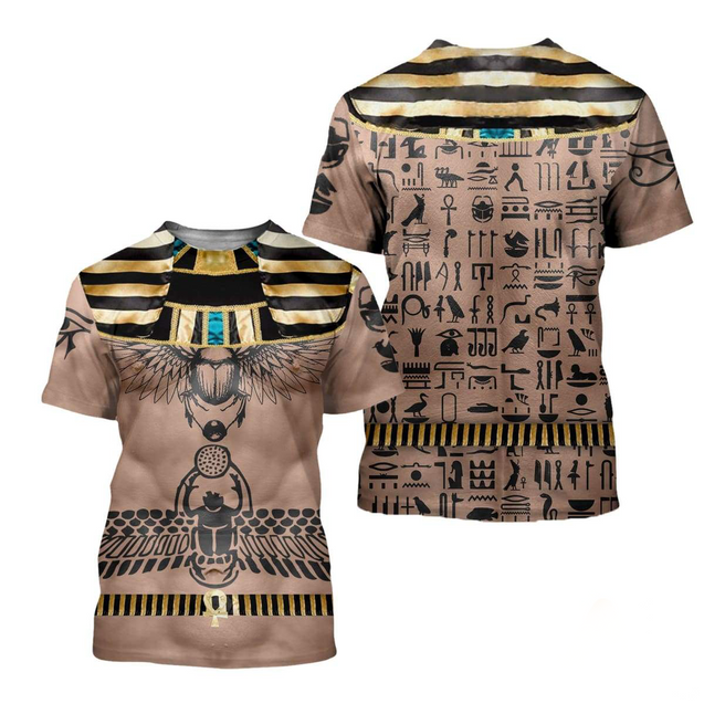 3d all over printed anubis tattoo shirts-Apparel-HP Arts-T-Shirt-S-Vibe Cosy™