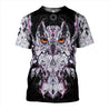 3D All Over Printed Owl Shirts and Shorts-Apparel-HP Arts-T-Shirt-S-Vibe Cosy™