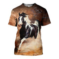 3D All Over Printed Pinto Horse Shirts-Apparel-HP Arts-T-Shirt-S-Vibe Cosy™