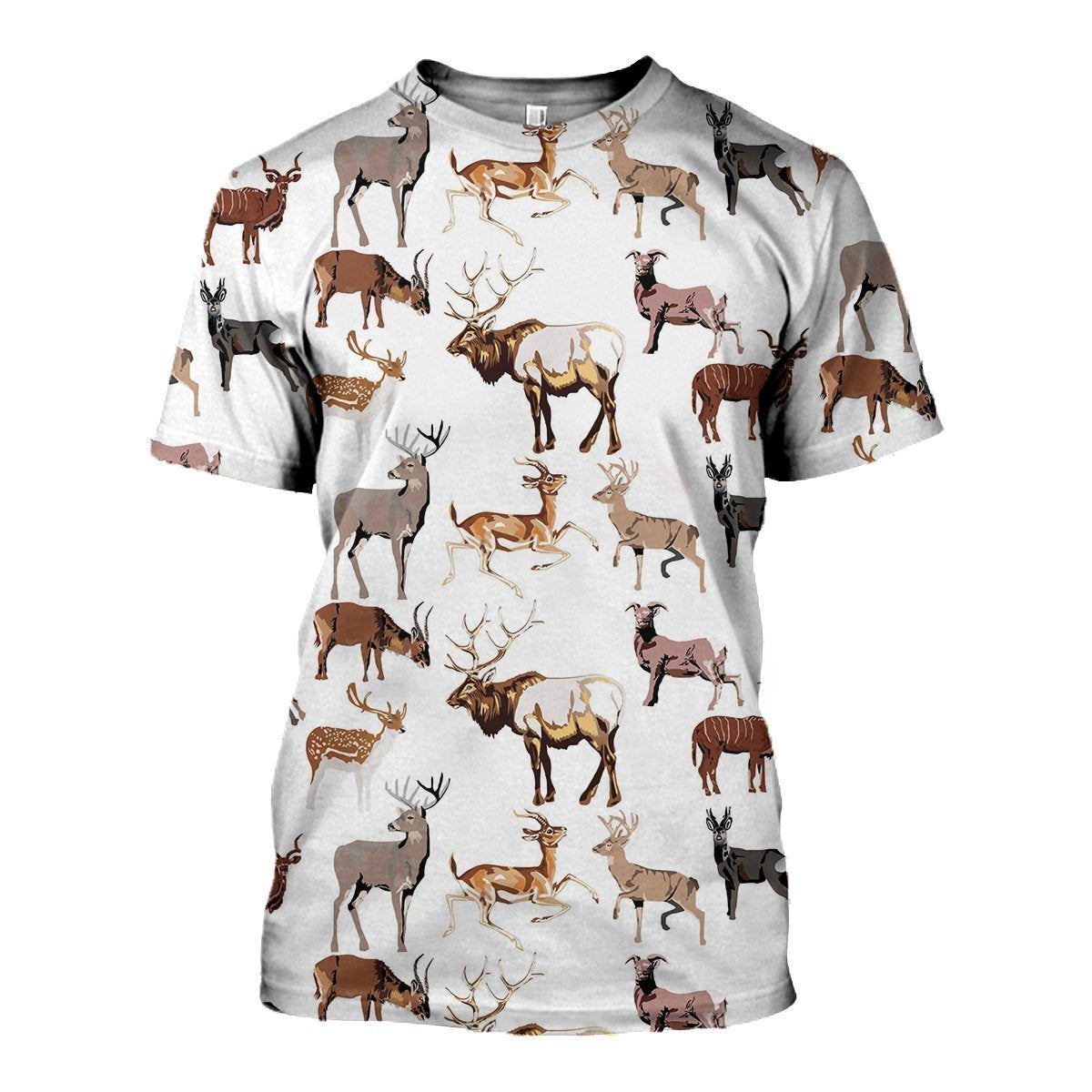 3D All Over Printed Hunting Deer Shirts and Shorts-Apparel-6teenth World-T-Shirt-S-Vibe Cosy™