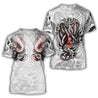 King Cobra Tattoo 3D All Over Printed Shirt for Men and Women