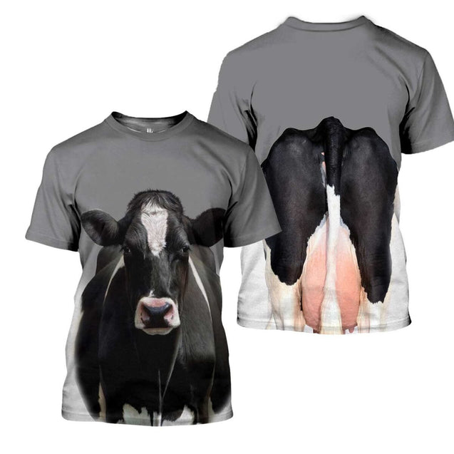 Premium Farmer Cow 3D All Over Printed Unisex Shirts