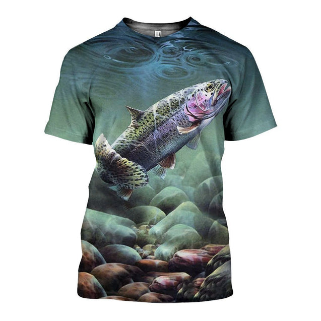 3D All Over Printed Fly Fishing-Apparel-HP Arts-T-Shirt-S-Vibe Cosy™