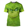 3D ALL OVER PRINTED DIRTY SMILING GRINCH FACE-Apparel-HP Arts-T-Shirt-S-Vibe Cosy™