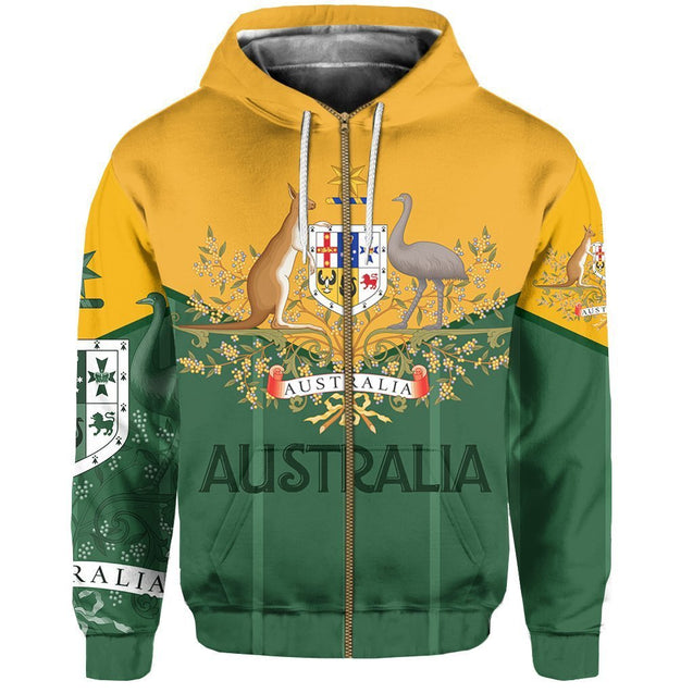 Australia Sport - Supremacy Hoodie-Apparel-HD09-Zip Hoodie-S-Vibe Cosy™