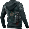 Viking Hoodie Ravens Skull Tattoo HP261210-Apparel-HP Arts-Hoodie-S-Vibe Cosy™