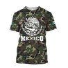 Mexico Combo T-shirt and Short 3D All Over Printed  no1