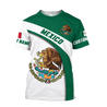 Mexico Combo T-shirt and Short 3D All Over Printed no2