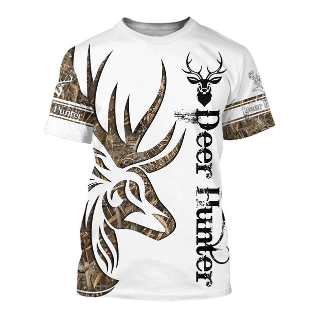 Camo Tattoo Deer Hunting Hoodie T-Shirt Sweatshirt NM-Apparel-NM-T-Shirt-S-Vibe Cosy™