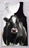 Beautiful Cow Farmer Shirt-Apparel-HD09-Tank Top-S-Vibe Cosy™