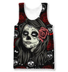 3D All Over Print Skull Tatoo Hoodie-Apparel-HD09-Tank Top-S-Vibe Cosy™